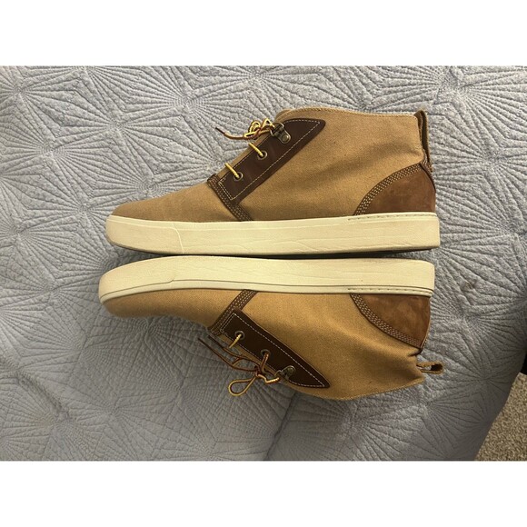 Timberland Amherst Mens Chukka Khaki Brown Fashion Sneaker Boot Sz 13 - Picture 1 of 7